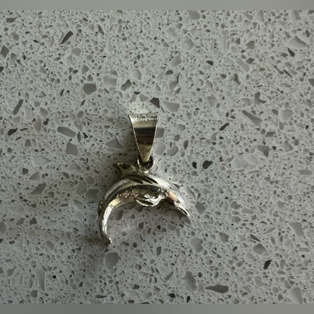 Sterling Silver Dolphin Charm